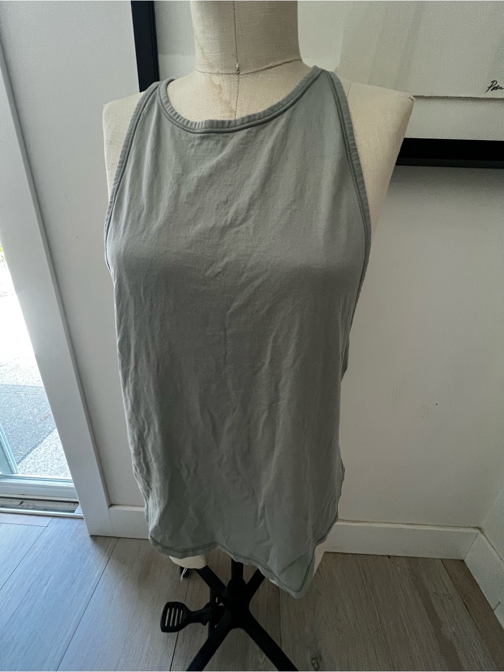 lululemon athletica Sage Green High-Neck Athletic Tank